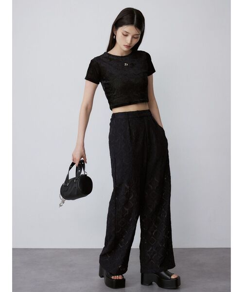 MURUA（ムルーア）の「【WEB限定】レースシアーパンツ（その他パンツ・レディース・ブラック/アイボリー・FREE）」の22枚目の写真