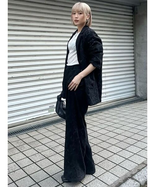 MURUA（ムルーア）の「【WEB限定】レースシアーパンツ（その他パンツ・レディース・ブラック/アイボリー・FREE）」の6枚目の写真