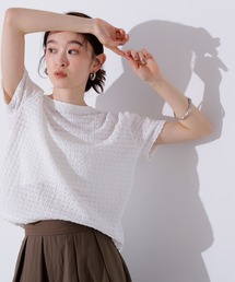 N.(N. Natural Beauty Basic) | ポコポコボクシーカットソー(Tシャツ/カットソー)