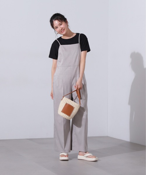 N.(N. Natural Beauty Basic)(エヌエヌナチュラルビューティーベーシック)の「ポコポコボクシーカットソー(Tシャツ/カットソー・レディース・ピンク/オフホワイト/ブラック・MEDIUM)」の18枚目の写真