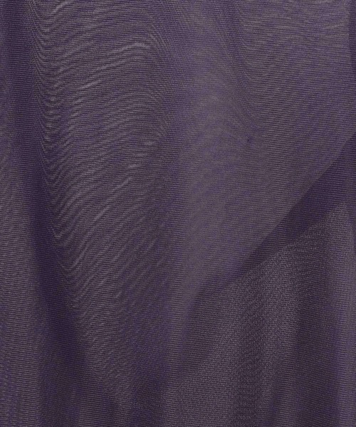 HARE（ハレ）の「【WEB限定】マルチマテリアルシアーシャツSS(HARE)（シャツ/ブラウス・メンズ・ブラック/パープル/グレー・LARGE/MEDIUM/SMALL）」の9枚目の写真