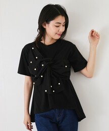 パールデコフリルTシャツ