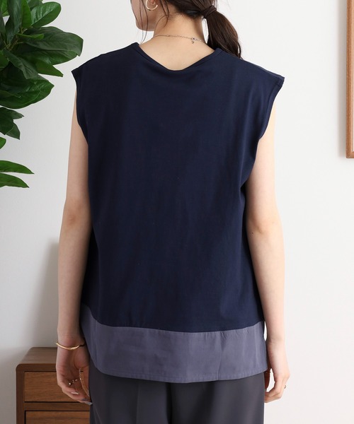 EMAGO 花ビーズ刺繍タンクトップ（タンクトップ）｜Emago
