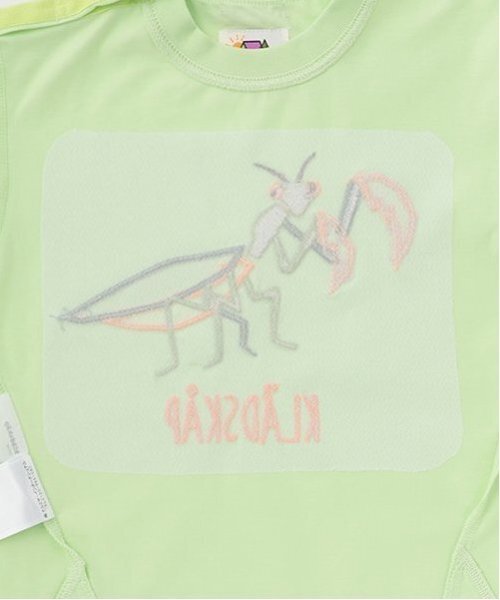 kladskap（クレードスコープ）の「昆虫アップリケ半袖Tシャツ（Tシャツ/カットソー・キッズ・ライトグリーン/サックスブルー/ホワイト・90cm/120cm/130cm/110cm/100cm/80ｃｍ）」の11枚目の写真