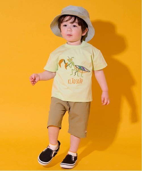 kladskap（クレードスコープ）の「昆虫アップリケ半袖Tシャツ（Tシャツ/カットソー・キッズ・ライトグリーン/サックスブルー/ホワイト・90cm/120cm/130cm/110cm/100cm/80ｃｍ）」の21枚目の写真