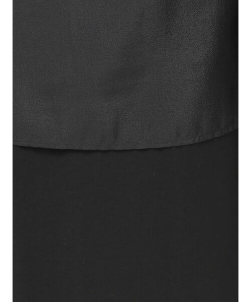 ELENDEEK（エレンディーク）の「シアーレイヤードカットワンピース（ワンピース・レディース・ブラック/ネイビー/ベージュ・01/02）」の9枚目の写真