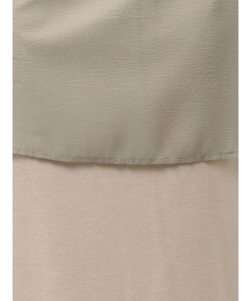 ELENDEEK（エレンディーク）の「シアーレイヤードカットワンピース（ワンピース・レディース・ブラック/ネイビー/ベージュ・01/02）」の8枚目の写真