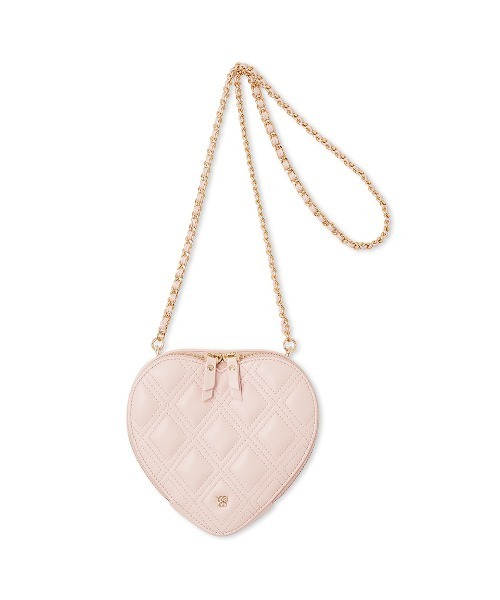 SNIDEL(スナイデル)の「【WEB限定/Heart collection】ハートキルティングバッグ(ハンドバッグ・レディース・アイボリー/ブラック/ライトピンク/ライトブルー・F)」の1枚目の写真