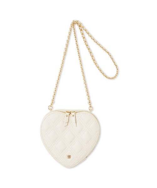 SNIDEL(スナイデル)の「【WEB限定/Heart collection】ハートキルティングバッグ(ハンドバッグ・レディース・アイボリー/ブラック/ライトピンク/ライトブルー・F)」の2枚目の写真