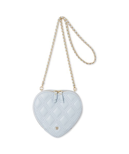 SNIDEL(スナイデル)の「【WEB限定/Heart collection】ハートキルティングバッグ(ハンドバッグ・レディース・アイボリー/ブラック/ライトピンク/ライトブルー・F)」の4枚目の写真