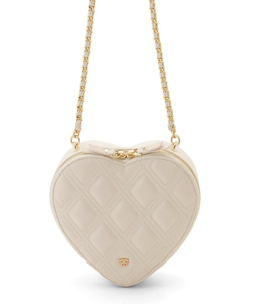 SNIDEL(スナイデル)の「【WEB限定/Heart collection】ハートキルティングバッグ(ハンドバッグ・レディース・アイボリー/ブラック/ライトピンク/ライトブルー・F)」の5枚目の写真