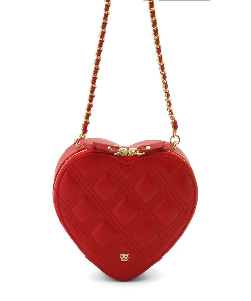 SNIDEL(スナイデル)の「【WEB限定/Heart collection】ハートキルティングバッグ(ハンドバッグ・レディース・アイボリー/ブラック/ライトピンク/ライトブルー・F)」の9枚目の写真