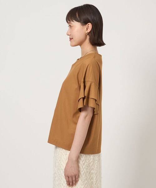 green label relaxing(グリーンレーベルリラクシング)の「シルトリ ダブルフレアスリーブ プルオーバー カットソー(Tシャツ/カットソー・レディース・ブラック/ブラウン系/オフホワイト/その他1・FREE)」の18枚目の写真