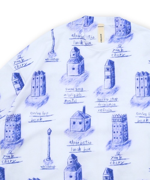 SHINYAKOZUKA(シンヤコヅカ)の「【SHINYAKOZUKA】 IN THE PAINTING SCENERY(Tシャツ/カットソー・メンズ・ホワイト/ブラック・SMALL/MEDIUM)」の3枚目の写真