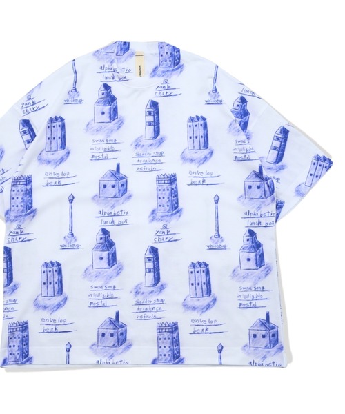 SHINYAKOZUKA(シンヤコヅカ)の「【SHINYAKOZUKA】 IN THE PAINTING SCENERY(Tシャツ/カットソー・メンズ・ホワイト/ブラック・SMALL/MEDIUM)」の10枚目の写真