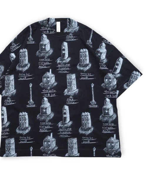 SHINYAKOZUKA(シンヤコヅカ)の「【SHINYAKOZUKA】 IN THE PAINTING SCENERY(Tシャツ/カットソー・メンズ・ホワイト/ブラック・SMALL/MEDIUM)」の11枚目の写真