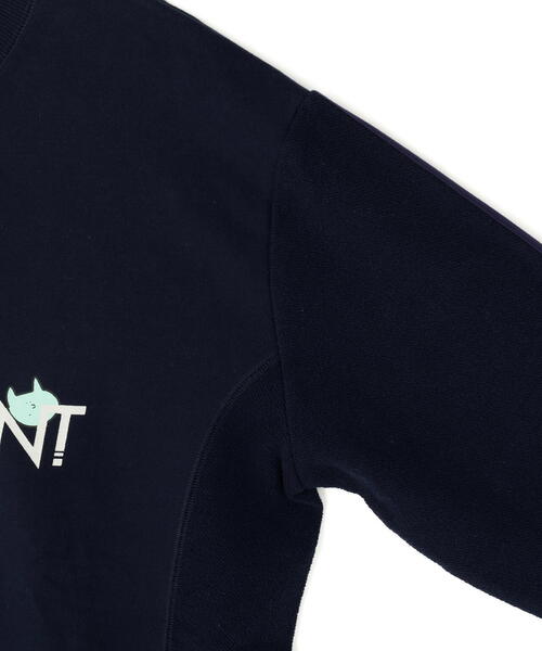 over print(オーバープリント)の「overprint/オーバープリント/naenano back pile sweats1(スウェット・レディース・グレー/ネイビー・M)」の10枚目の写真