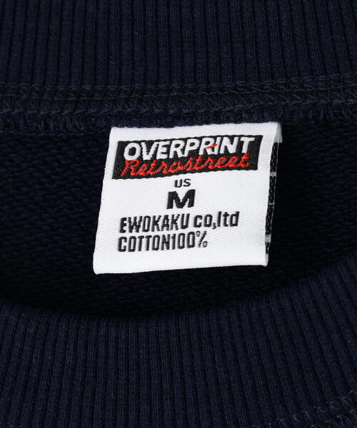 over print(オーバープリント)の「overprint/オーバープリント/naenano back pile sweats1(スウェット・レディース・グレー/ネイビー・M)」の14枚目の写真