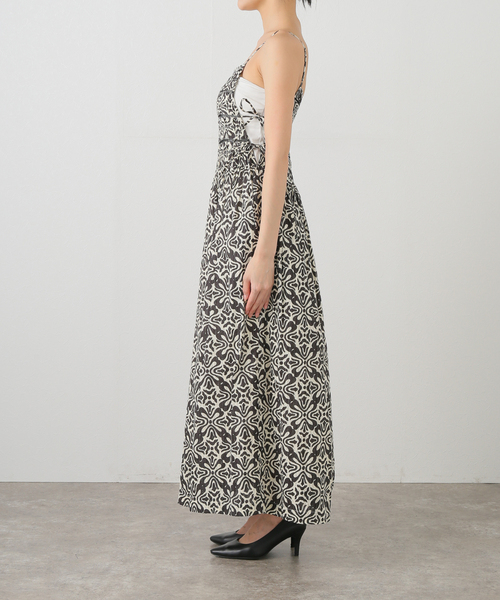 美品 Sara mullika マキシワンピース イエロー relume