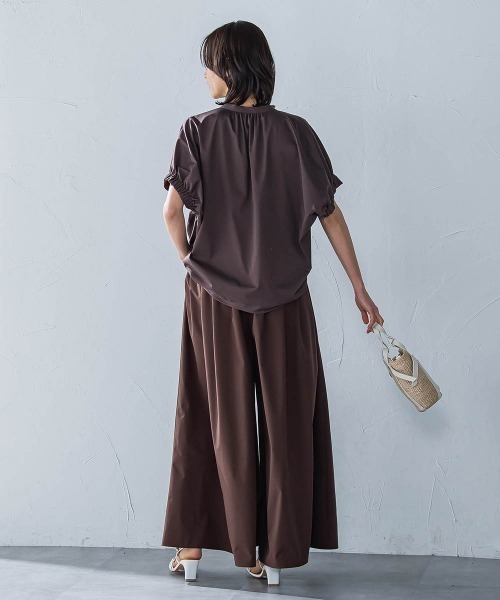 LAUTREAMONT(ロートレアモン)の「ライクアウーヴンスキッパーカットソー≪洗濯機で洗える≫(Tシャツ/カットソー・レディース・チャコールグレー/ホワイト/ブラウン/ピンク/ブルー/ライトブルー・9号)」の19枚目の写真