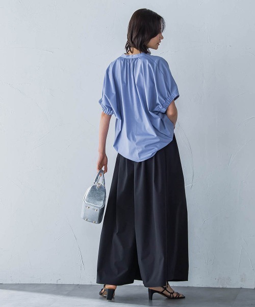 tシャツ ライクアウーヴンスキッパーカットソー「洗濯機で洗える」 レディース LAUTREAMONT tシャツ ライクアウーヴンスキッパーカットソー
