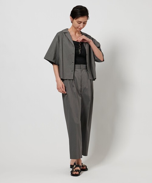 ユナイテッドアローズ、LOEFF ブラック 花柄 テーパードパンツ 中古・古着通販】UNITED ARROWS TOKYO (ユナイテッドアローズ