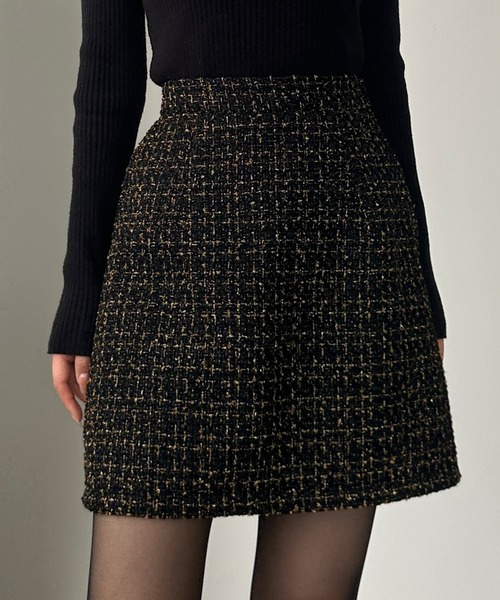 ✨美品✨CHANEL✨ツイードスカート✨ラメ✨10C✨国内正規品 セール】ラメファンシーツイードミニスカート（インパン付き、ウール混
