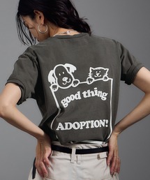 「ADAM ET ROPE'」 長袖カットソー 36 グレー レディース ◇ ⊇ ADAM ET ROPE アダムエロペ ミドルゲージ 長袖 ニット