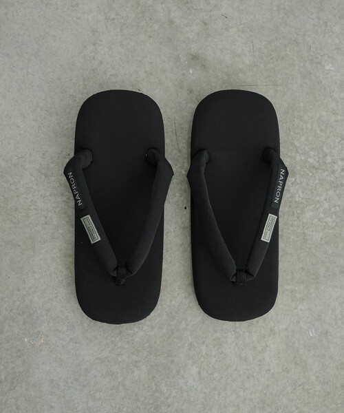 PUBLIC TOKYO（パブリックトウキョウ）の「NAPRON/SHIOTA 粋サンダル（サンダル・メンズ・ブラック・1/2）」の2枚目の写真