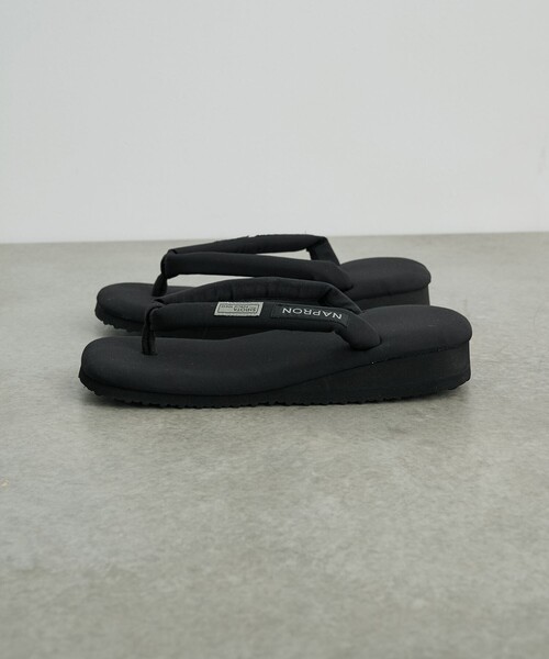 PUBLIC TOKYO（パブリックトウキョウ）の「NAPRON/SHIOTA 粋サンダル（サンダル・メンズ・ブラック・1/2）」の4枚目の写真