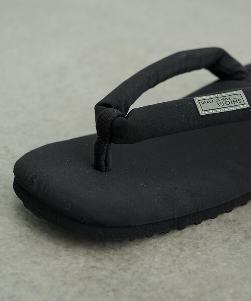 PUBLIC TOKYO（パブリックトウキョウ）の「NAPRON/SHIOTA 粋サンダル（サンダル・メンズ・ブラック・1/2）」の8枚目の写真