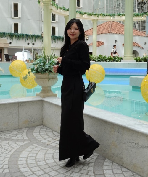 SENEE（セニー）の「belt set long skirt（ベルトセットロングスカート