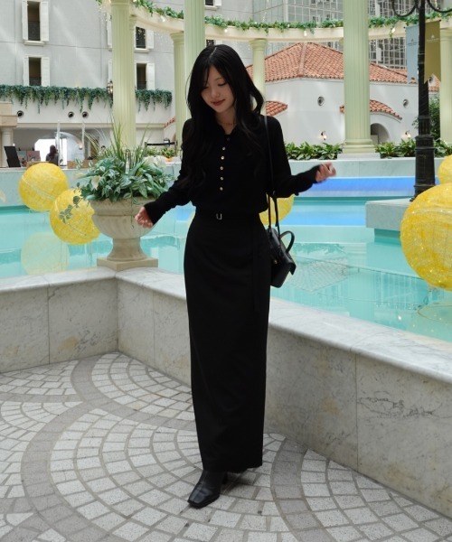 belt set long skirt（ベルトセットロングスカート）（スカート