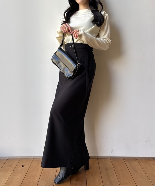belt set long skirt（ベルトセットロングスカート）（スカート