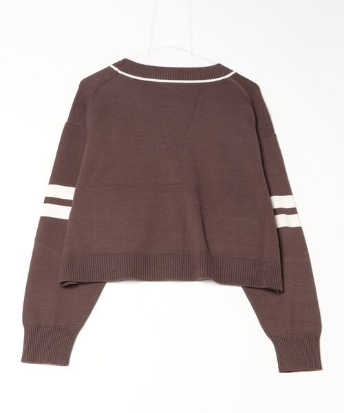 DOUBLE STANDARD CLOTHING（ダブルスタンダードクロージング）の「Dロゴカーディガン（カーディガン/ボレロ・レディース・ブラウン・FREE）」の14枚目の写真