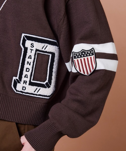 DOUBLE STANDARD CLOTHING（ダブルスタンダードクロージング）の「Dロゴカーディガン（カーディガン/ボレロ・レディース・ブラウン・FREE）」の11枚目の写真