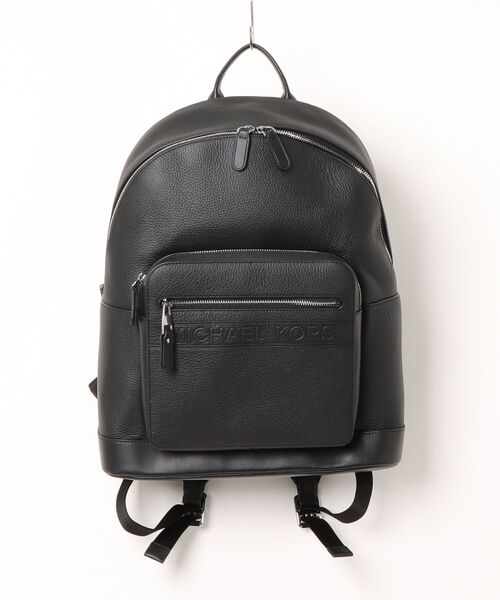 MICHAEL KORS(マイケルコース)の「HUDSON レザー コミューター バックパック(バックパック/リュック・メンズ・ブラック・FREE)」の1枚目の写真