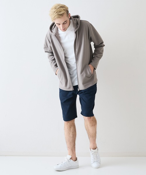 JEANS MATE（ジーンズメイト）の「【NATURAL STORY/ナチュラルストーリー】快適素材 リネンタッチ ショートパンツ ドライタッチ 速乾 シャリパン ストレッチ（その他パンツ・メンズ・カーキ/ネイビー/オフホワイト/チャコールグレー・MEDIUM/X-LARGE/LARGE）」の21枚目の写真