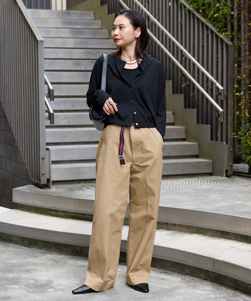 JOURNAL STANDARD(ジャーナルスタンダード)の「【2枚セット】ウォッシャブル WPE MANYWAY ツイン(アンサンブル・レディース・ブラック/チャコールグレー/ブラウン/グリーン・FREE)」の7枚目の写真