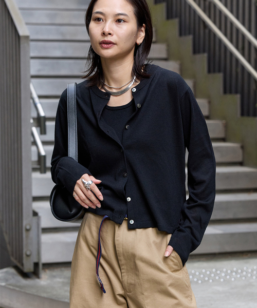 JOURNAL STANDARD(ジャーナルスタンダード)の「【2枚セット】ウォッシャブル WPE MANYWAY ツイン(アンサンブル・レディース・ブラック/チャコールグレー/ブラウン/グリーン・FREE)」の9枚目の写真