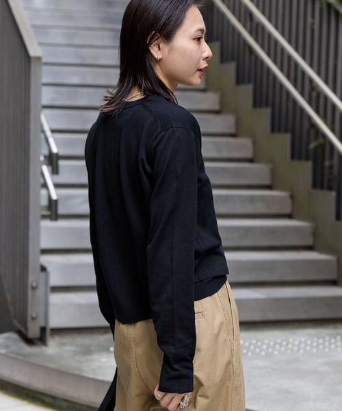 JOURNAL STANDARD(ジャーナルスタンダード)の「【2枚セット】ウォッシャブル WPE MANYWAY ツイン(アンサンブル・レディース・ブラック/チャコールグレー/ブラウン/グリーン・FREE)」の10枚目の写真