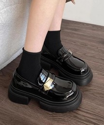 Ritzy | 軽量厚底 メタルバックル ローファー(ローファー)