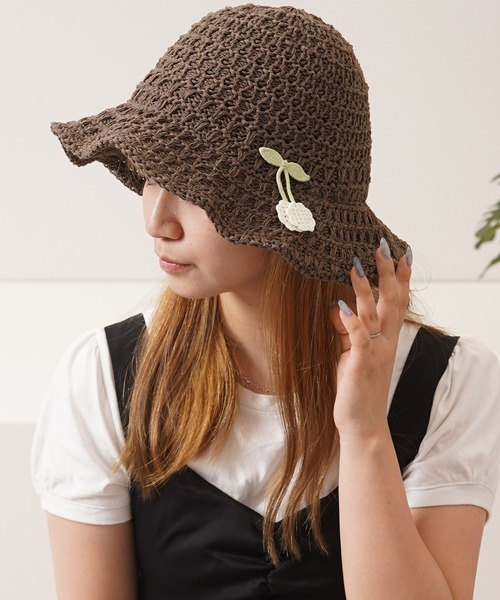 セール】ワイヤー入り ストローハット / Wire Straw Hat（ハット