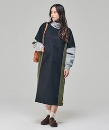 KRIFF MAYER Lady's Collection | 裏起毛杢タートルネックワンピース(スウェット)