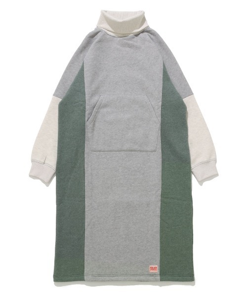 KRIFF MAYER Lady's Collection（クリフメイヤーレディースコレクション）の「裏起毛杢タートルネックワンピース（スウェット・レディース・グレー/ダークグリーン/ブラック/オートミール・MEDIUM/LARGE）」の18枚目の写真