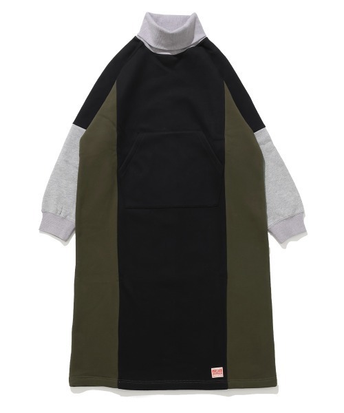 KRIFF MAYER Lady's Collection（クリフメイヤーレディースコレクション）の「裏起毛杢タートルネックワンピース（スウェット・レディース・グレー/ダークグリーン/ブラック/オートミール・MEDIUM/LARGE）」の20枚目の写真