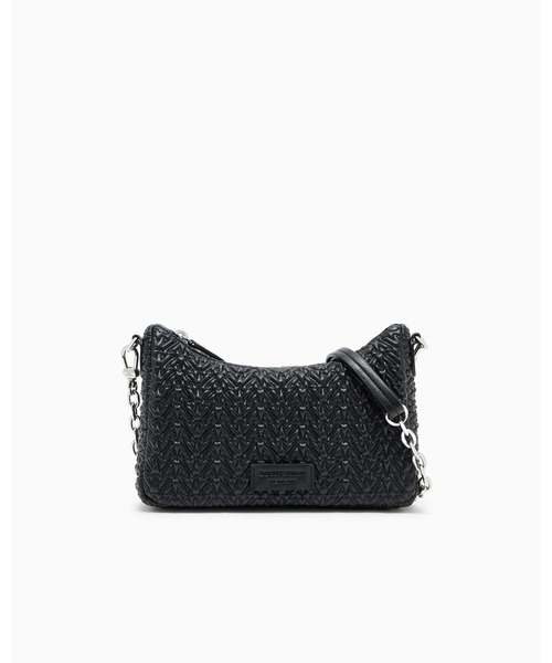 EMPORIO ARMANI(エンポリオアルマーニ)の「<オンライン限定> 【エンポリオ アルマーニ】 バッグ イーグルロゴ エンボス(ショルダーバッグ・レディース・ブラック/ブラック系その他・FREE)」の4枚目の写真