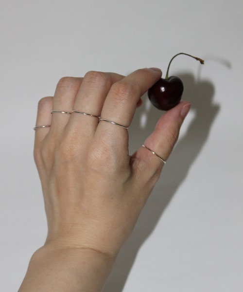 whoseA（フーシー）の「【silver925】ThinRING/ シンリング（リング・レディース・シルバー/ゴールド・3号/5号/7号/8号/10号/12号/18号/16号/14号）」の3枚目の写真