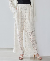 Andemiu | クロシェレースイージーパンツ578209(その他パンツ)