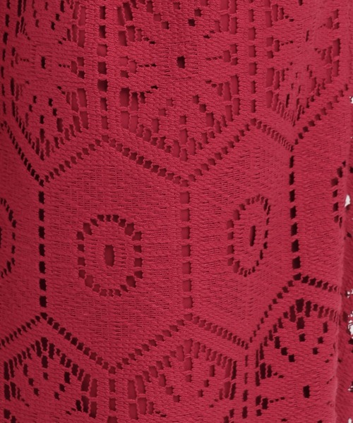 Andemiu(アンデミュウ)の「クロシェレースイージーパンツ578209(その他パンツ・レディース・オフホワイト/ブラック/レッド・FREE)」の17枚目の写真